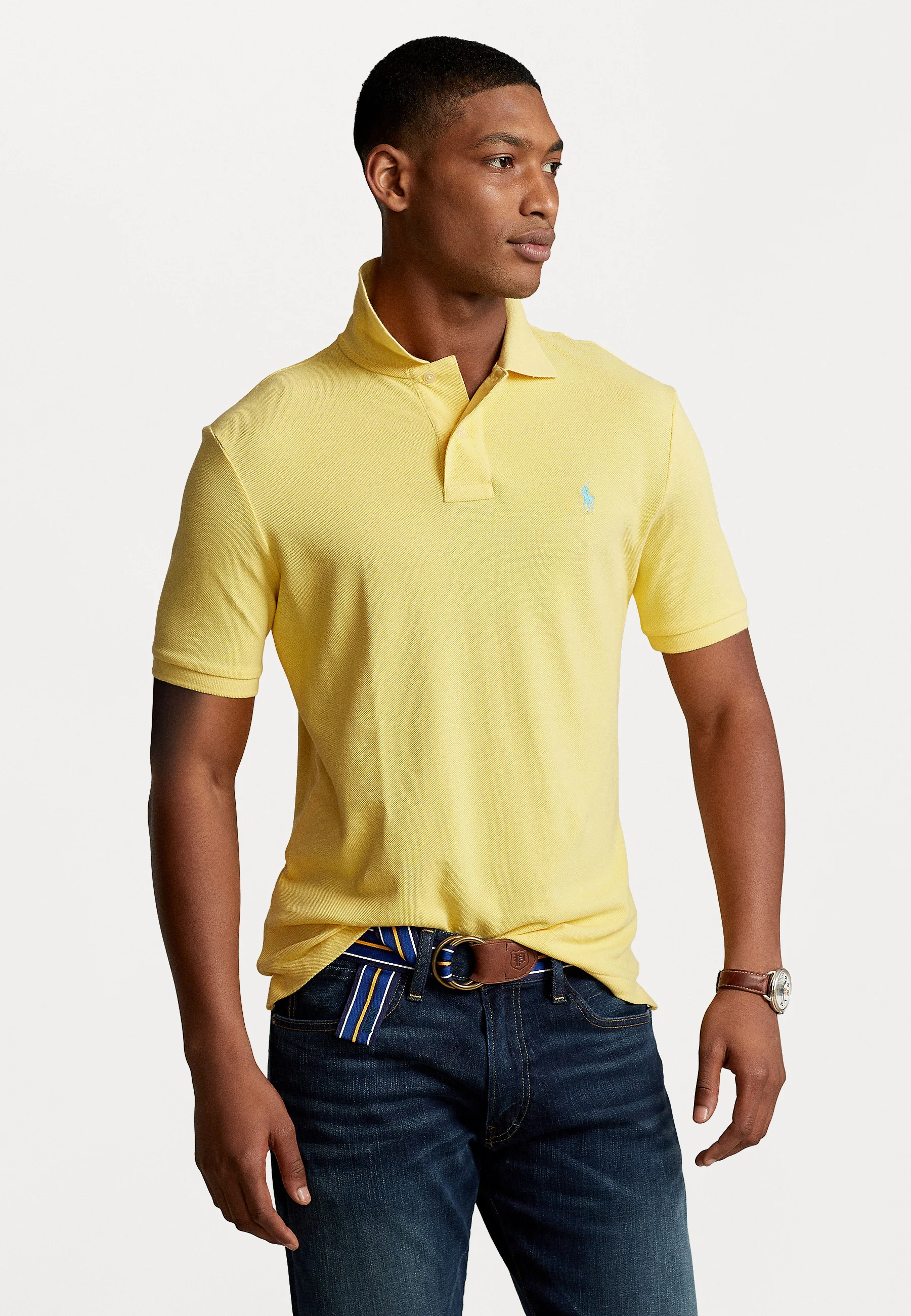 Polo Ralph Lauren Camisa polo de malla ajustada personalizada - Polo