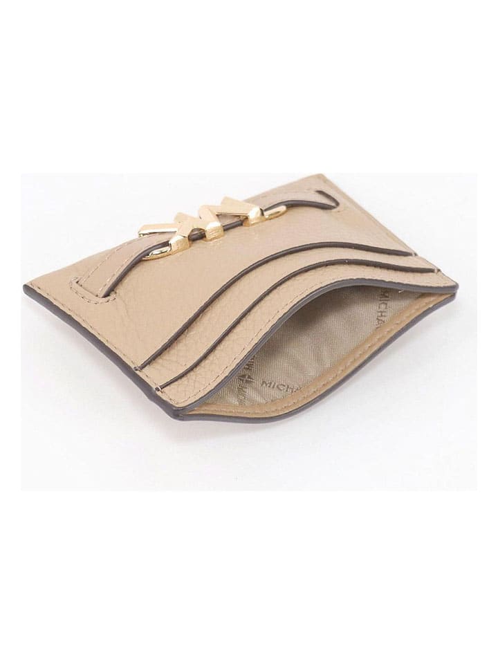 Michael Kors Leder-Kartenetui in Camel - (B)10 x (H)7,5 x (T)1 cm günstig kaufen onesize