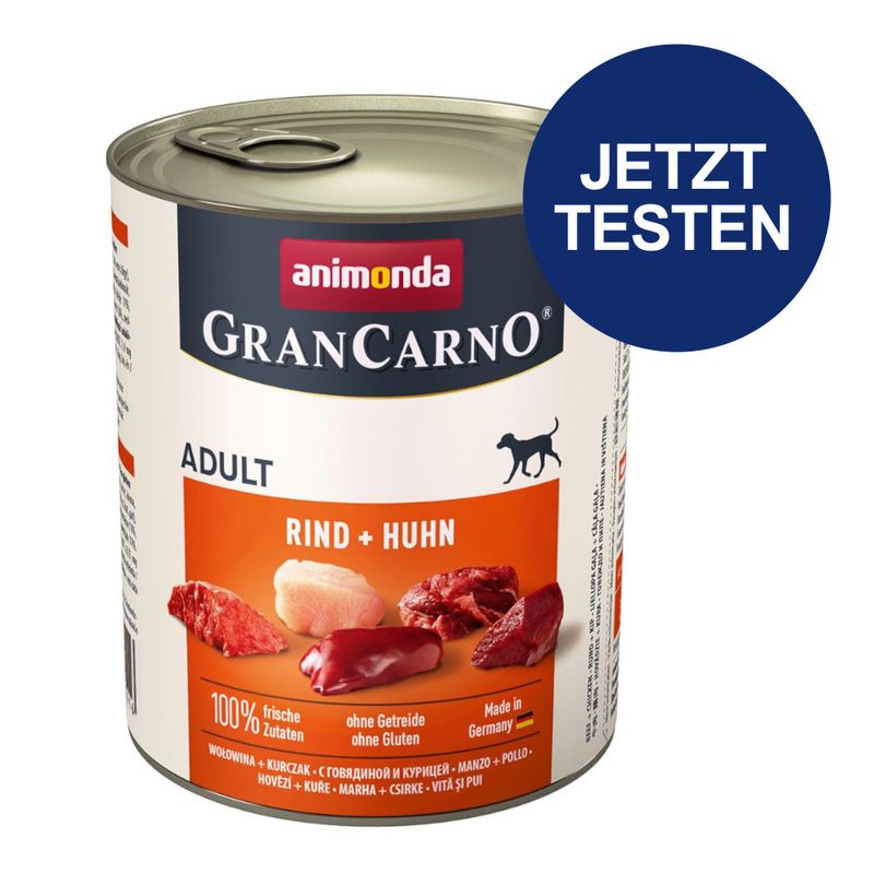 Probierpaket animonda GranCarno Original Adult 6 x 800 g