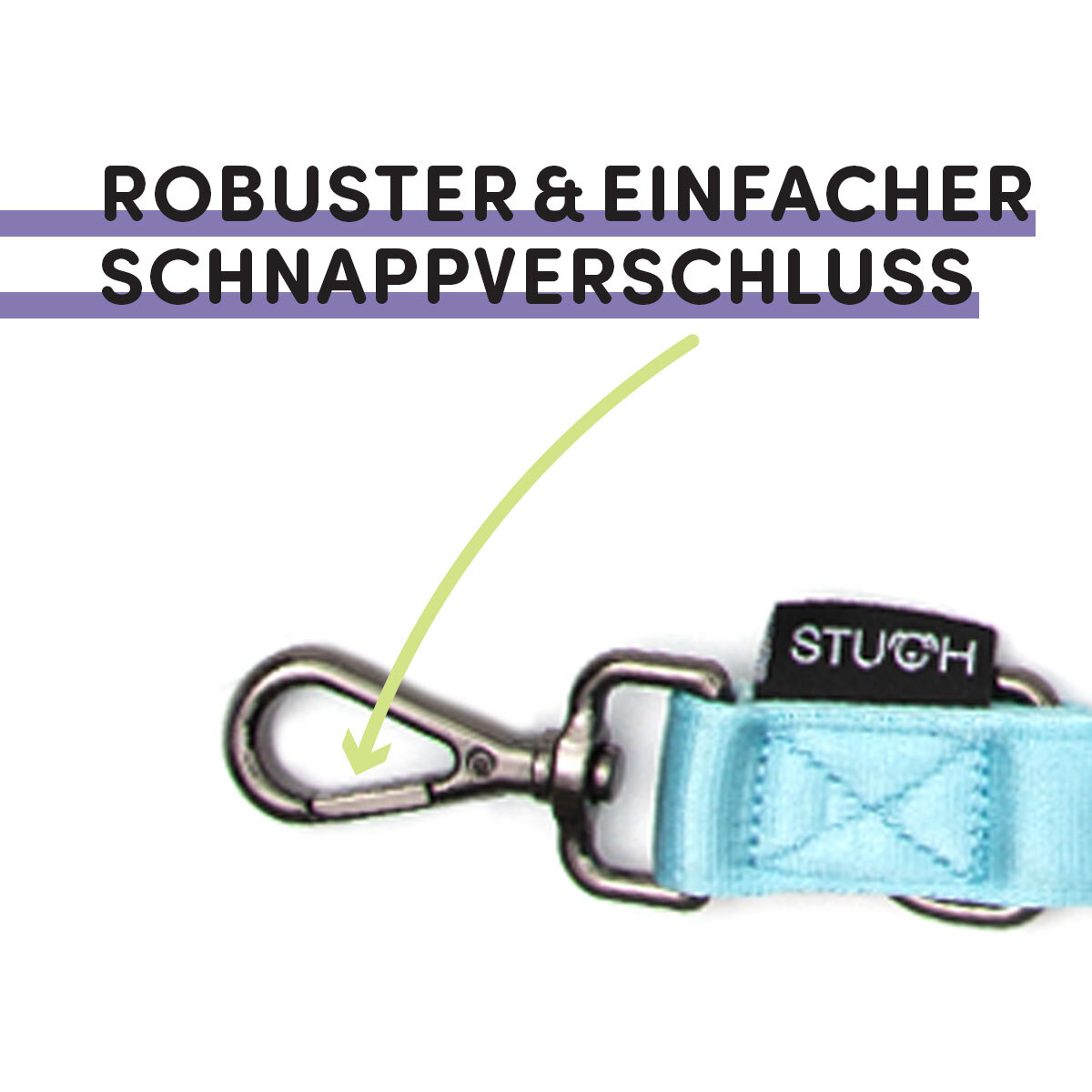 STUCH Hundeleinen STUCH Hundeleine Führleine türkis