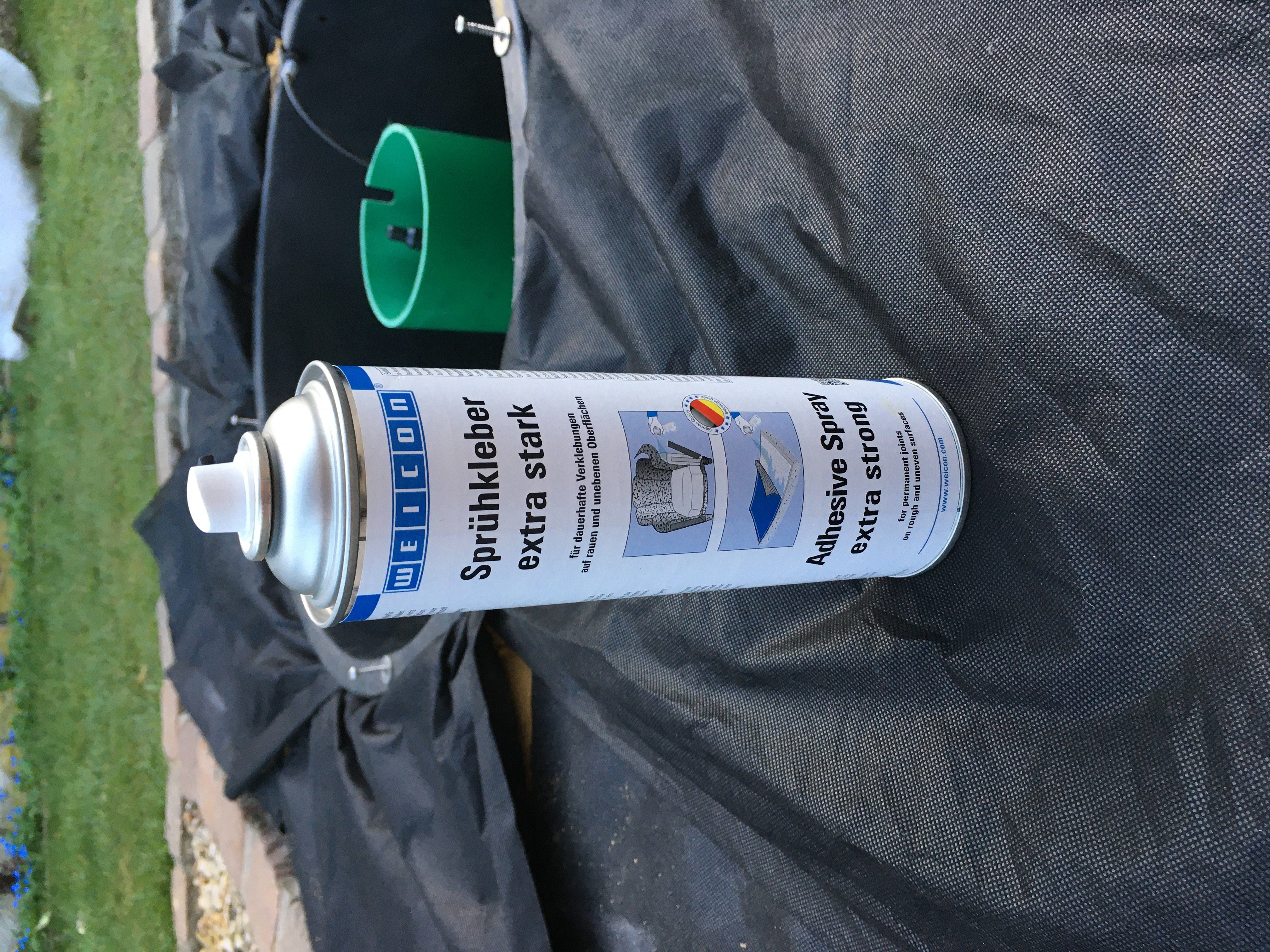 WEICON Klebstoff Sprühkleber extra stark, sprühbarer Kontaktklebstoff, 500 ml, Für starke und dauerhafte Verklebungen
