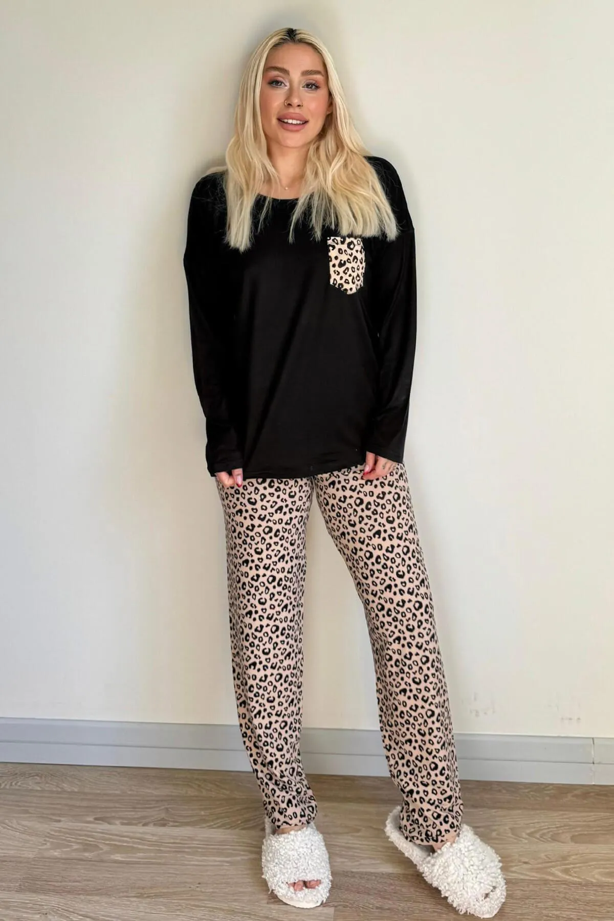 Pijamaevi  Pyjama set - Braun - Unifarben