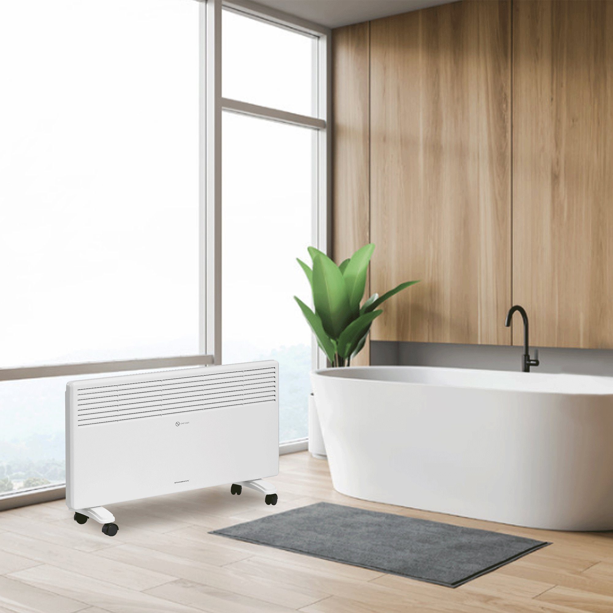 Stahlmann Heizgerät STAHLMANN Konvektor Heizung ZK2000, 2000 W, Schnelle Erwärmung, Thermostat, Leise und Konvektor Heizung