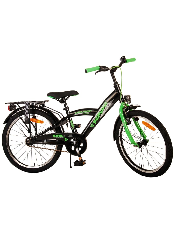 Volare Kinderfahrrad Thombike für Jungen 20 Zoll Kinderrad in Schwarz Grün 6 Jahre günstig kaufen onesize