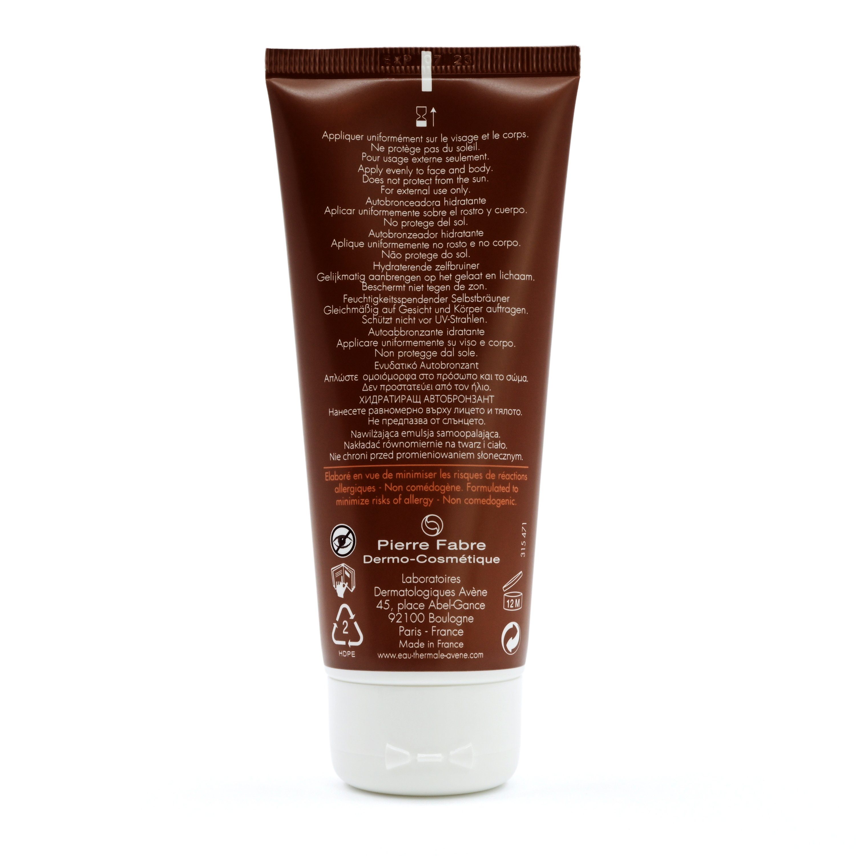 Avene Selbstbräunungsgel AVENE Selbstbräuner Gel feuchtigkeitsspendend 2010 - 100 ml