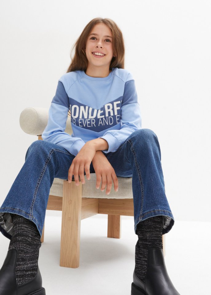 Mädchen Sweatshirt aus Bio Baumwolle