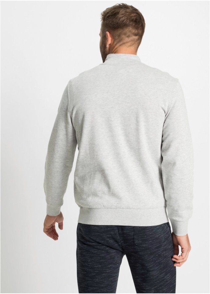 Sweatshirt mit Troyerkragen