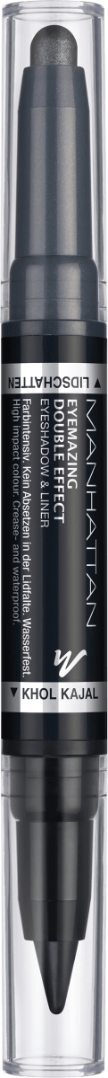 Lidschatten Eyemazing Double Effect & Kohl Kajal 001 In The Black, 1,6 g