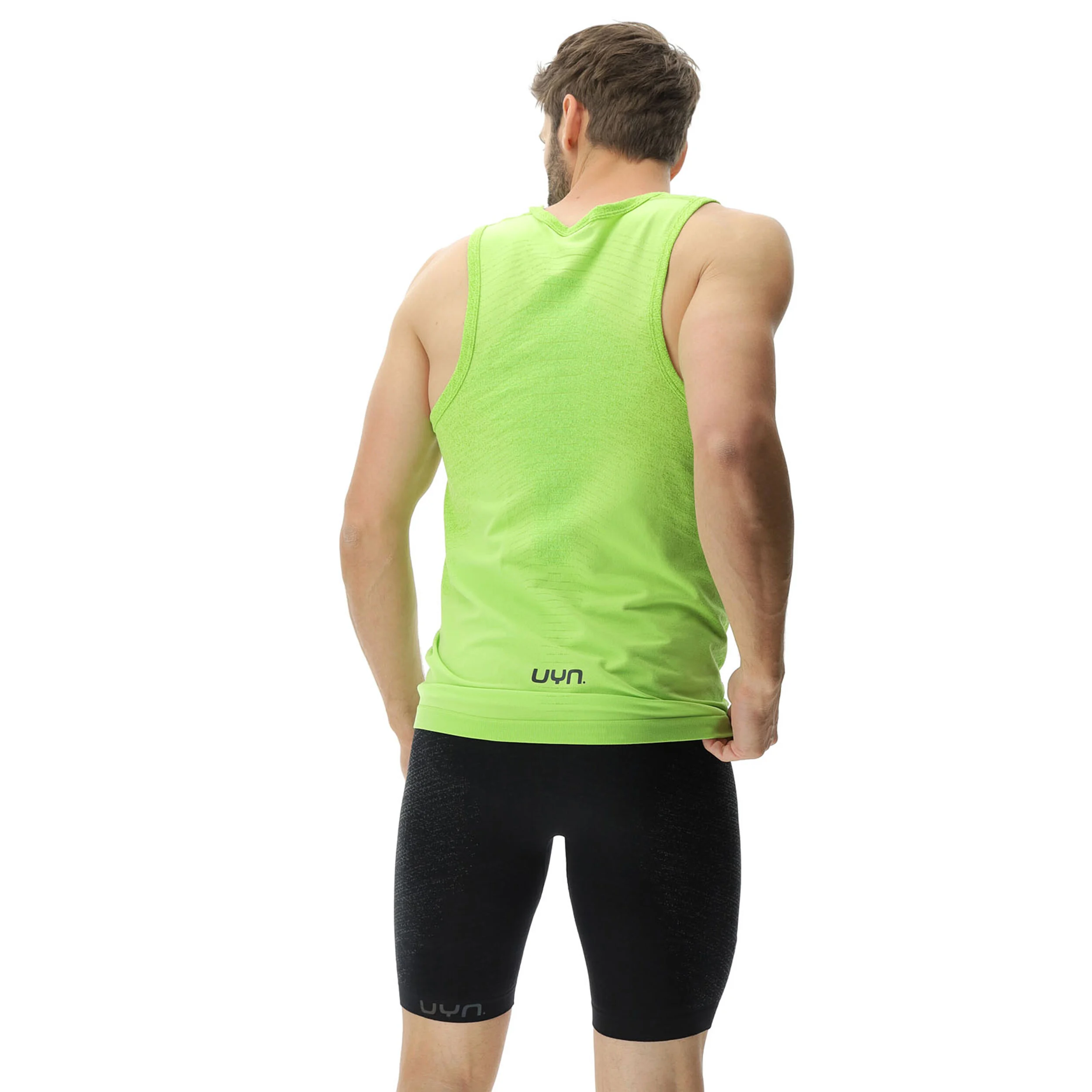 Exceleration OW Sleeveless Laufshirt Herren - Neongrün