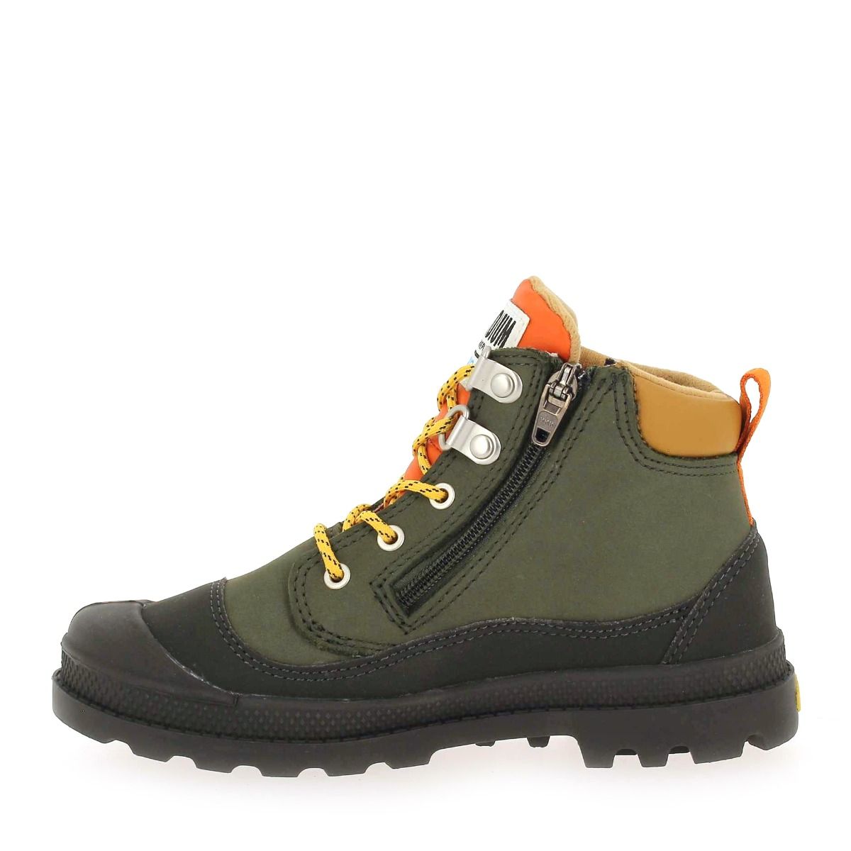 Palladium  PAMPA HI CUFF HKR WP - Kaki Orange