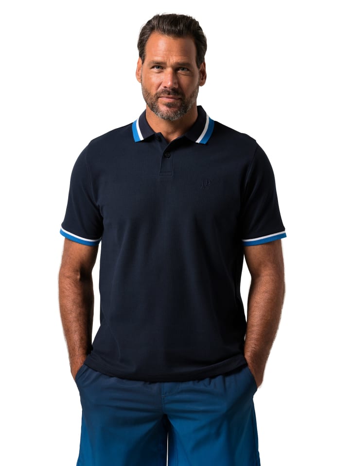 JP1880 Poloshirt in navy blau günstig kaufen