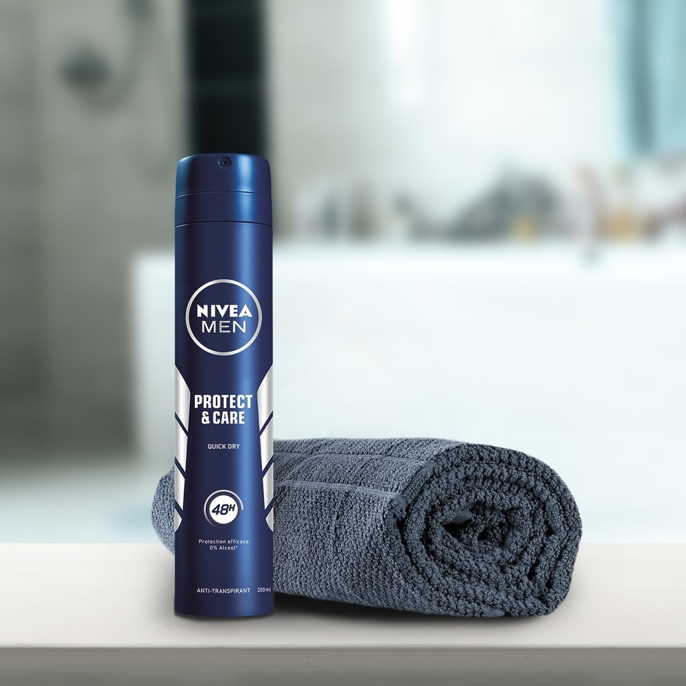 nivea PROTECT&CARE - Déodorant spray Anti-transpirant 48H Déodorant spray homme