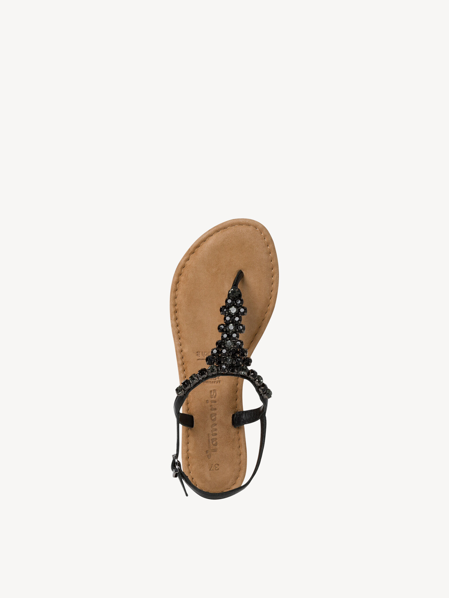 Sandale en cuir - noir
