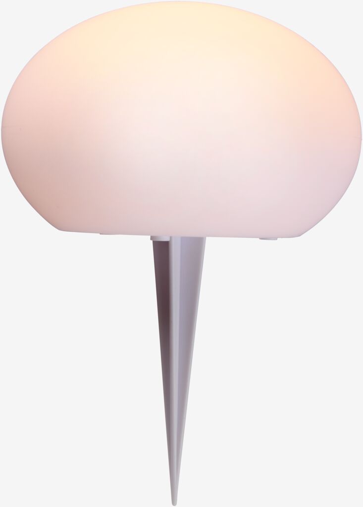 Lâmpada solar HAVESANGER HAVESANGER Ø15xH10cm branca