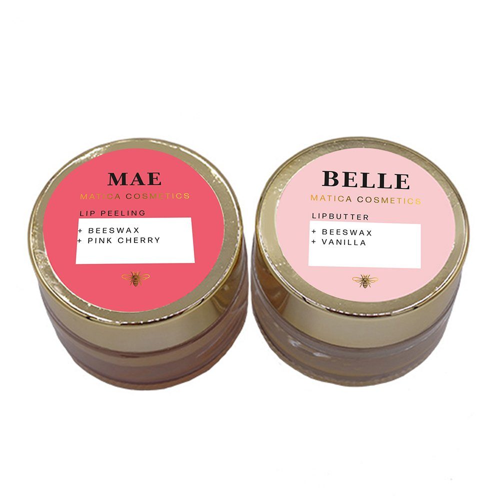 Matica Cosmetics Lippenpflege-Set Lippenpflegeset MAEBELLE