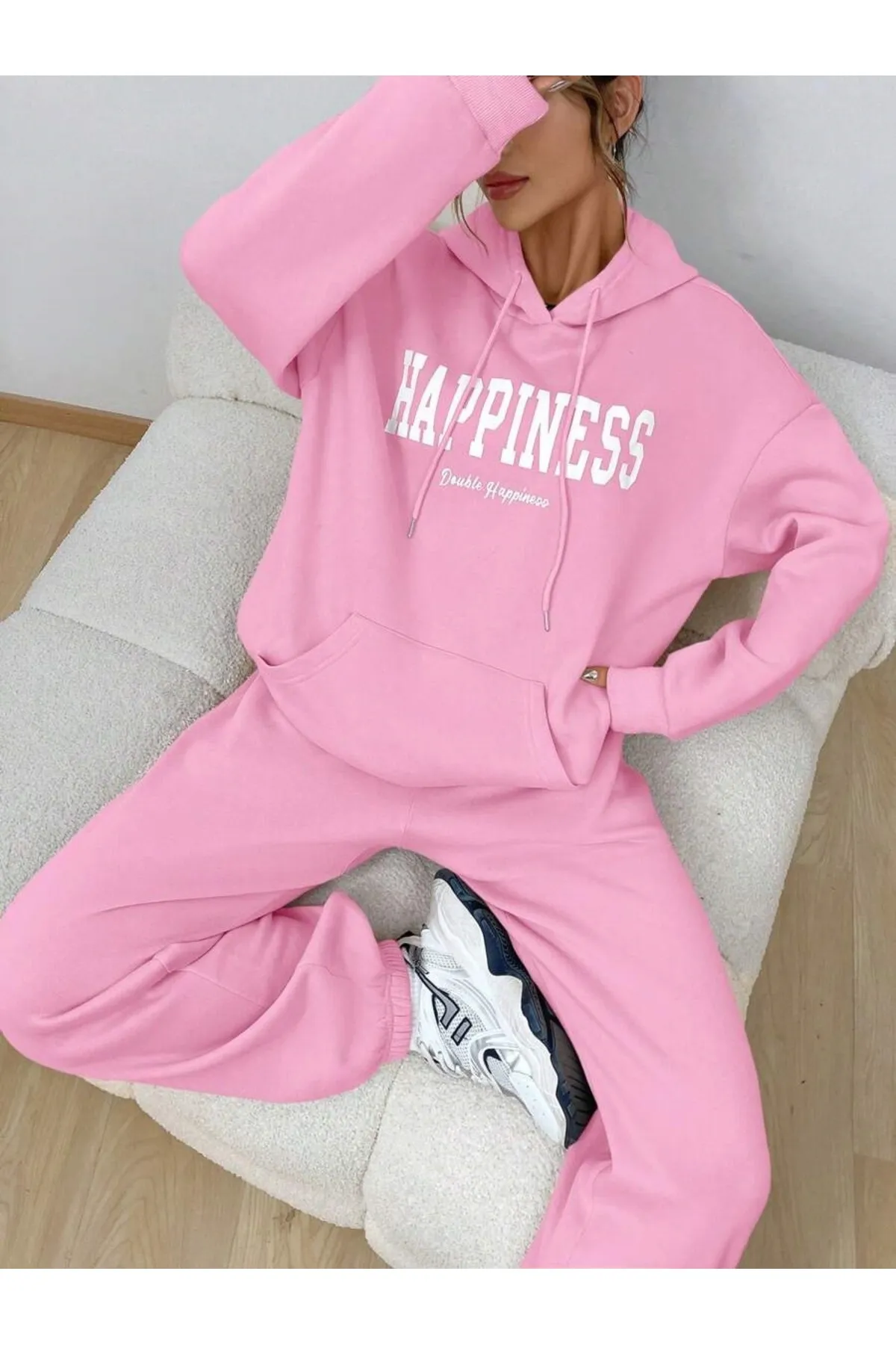MOONBULL  Sport-Sweatsuit Set - Rosa - Regular Fit