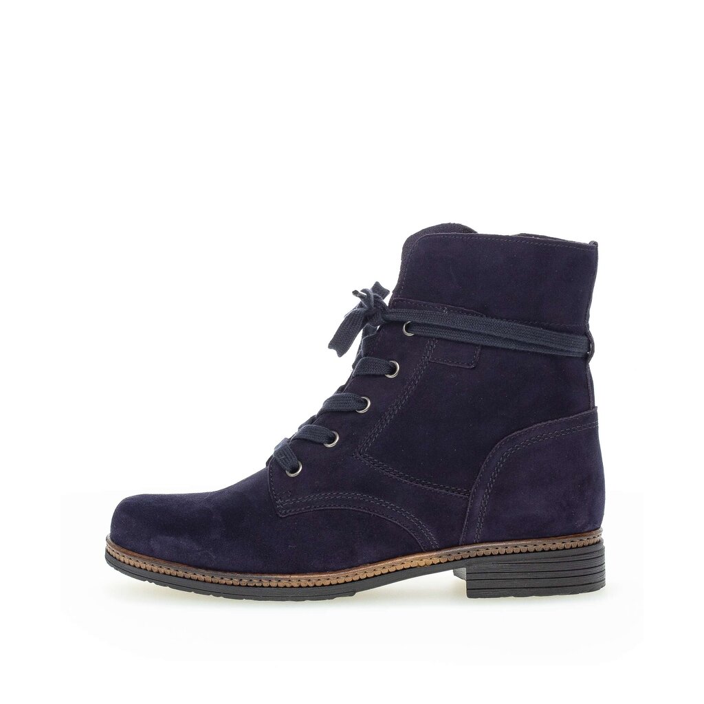 Gabor fashion Schnürstiefelette blau
