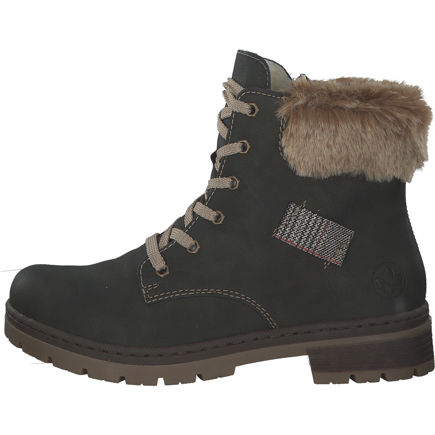 Rieker Y7411, Winterstiefeletten, Damen, forest