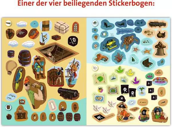 Ravensburger Wieso? Weshalb? Warum? Stickerheft: Piraten