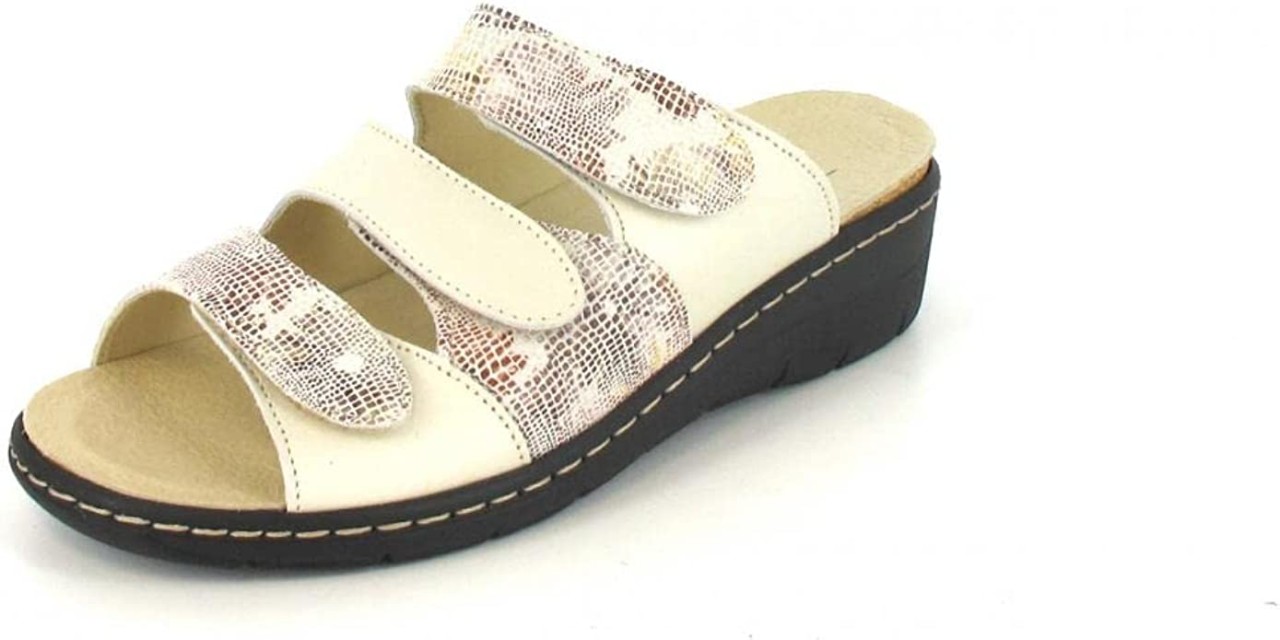 BELVIDA Klassische Sandalen beige