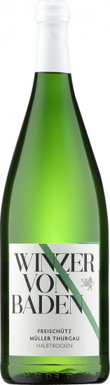 2022 Müller-Thurgau Freischütz halbtrocken 1,0 L - Winzer von Baden
