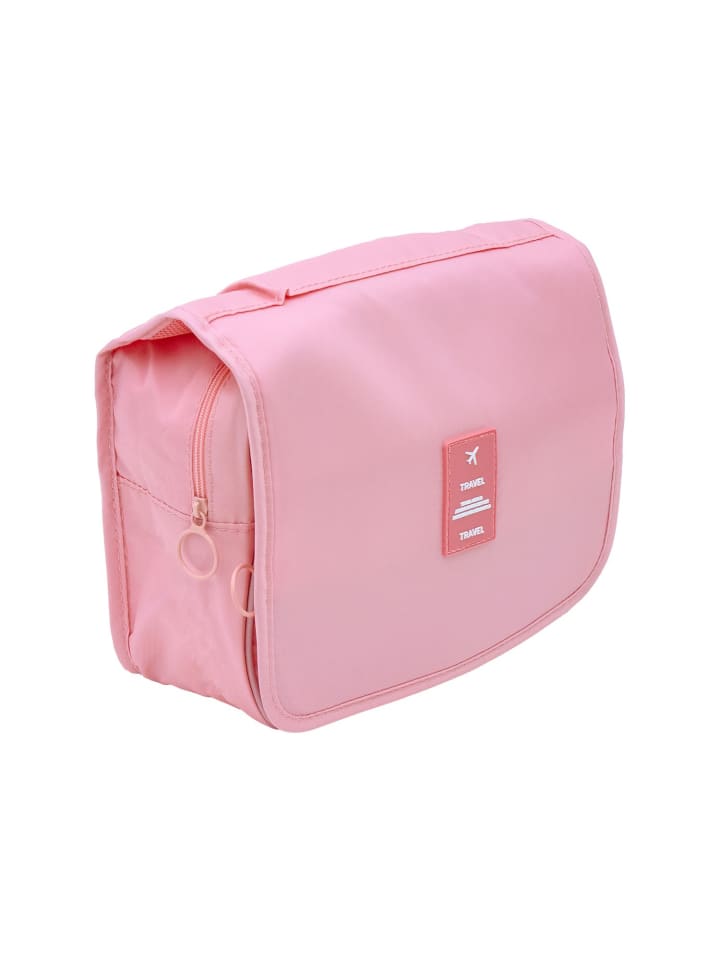 Intirilife Wasserfeste Kosmetiktasche in APRICOT ROSA günstig kaufen onesize