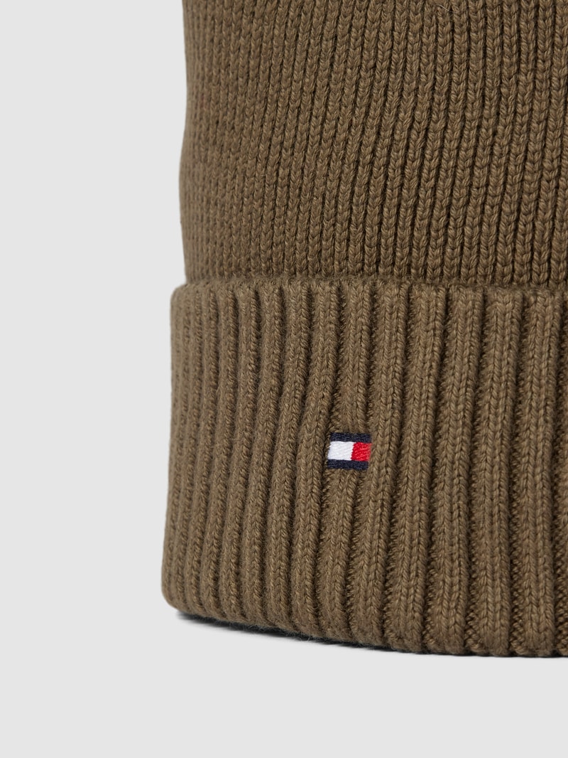Mütze mit Logo-Stitching Modell 'ESSENTIAL FLAG' in olivgrün