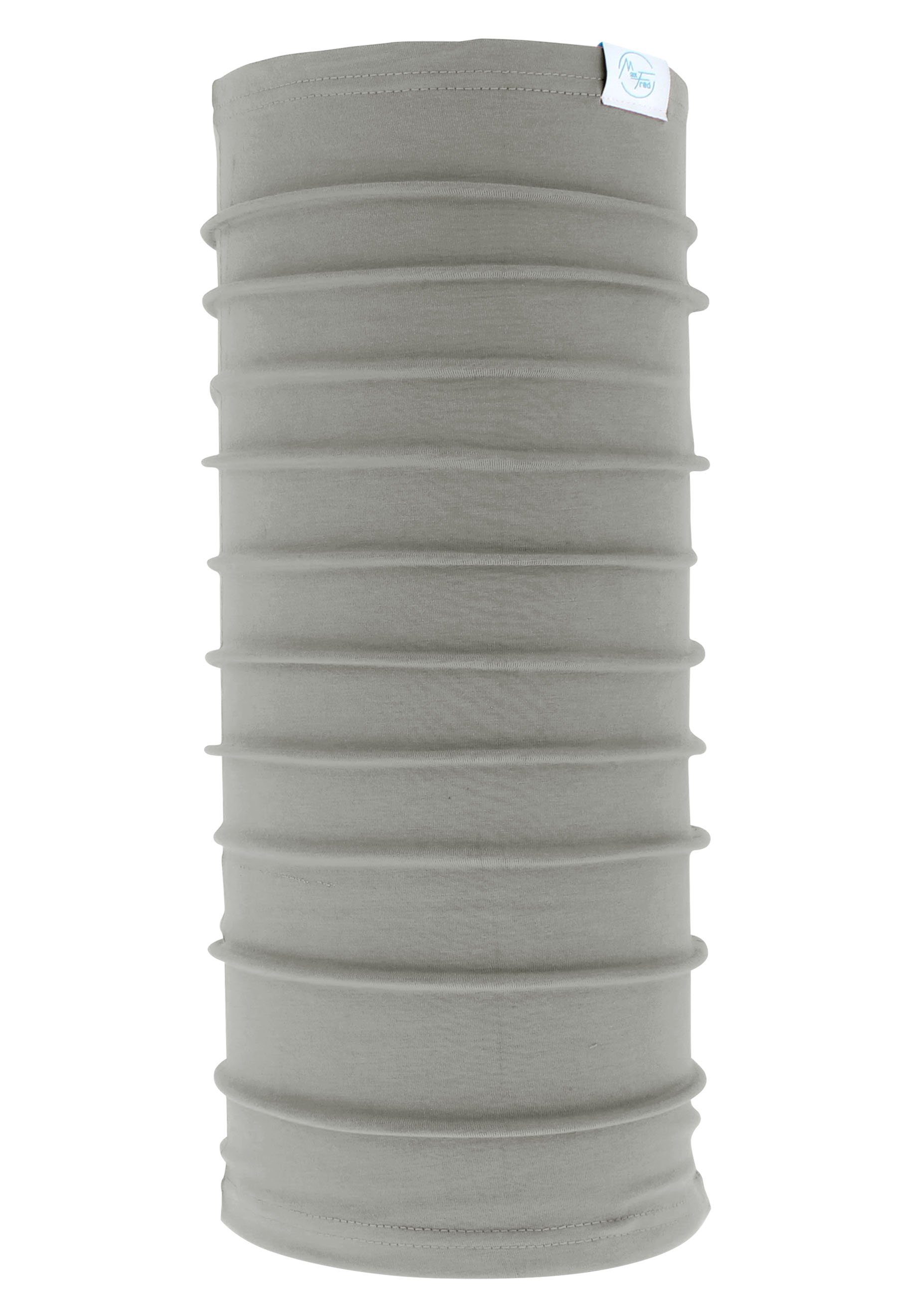 Maxfred Multifunktionstuch Bamboo hellgrau Multifunktionstuch, Elastisch, Nachhaltig, geringe Geruchsaufnahme, Ultraweich