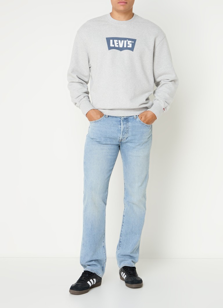 Levi's 501 suorat farkut kevyellä pesulla