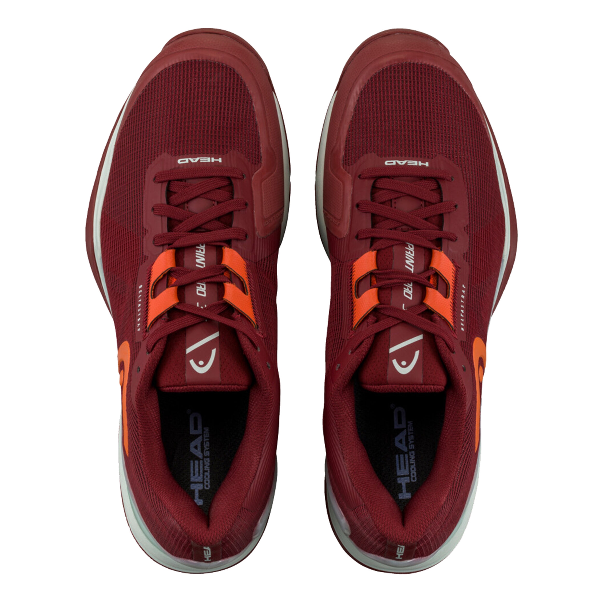Sprint Pro 3.5 Sandplatzschuh Herren - Dunkelrot, Orange