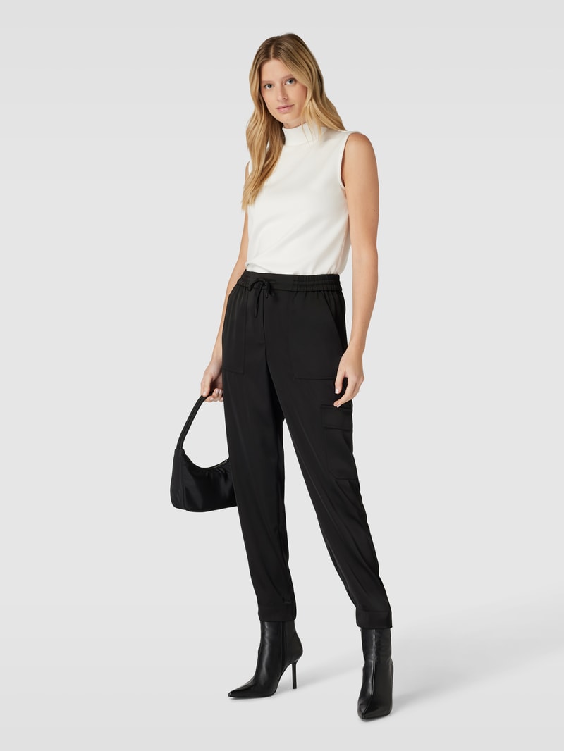 Hose aus Viskose-Mix Modell 'Mija' in black