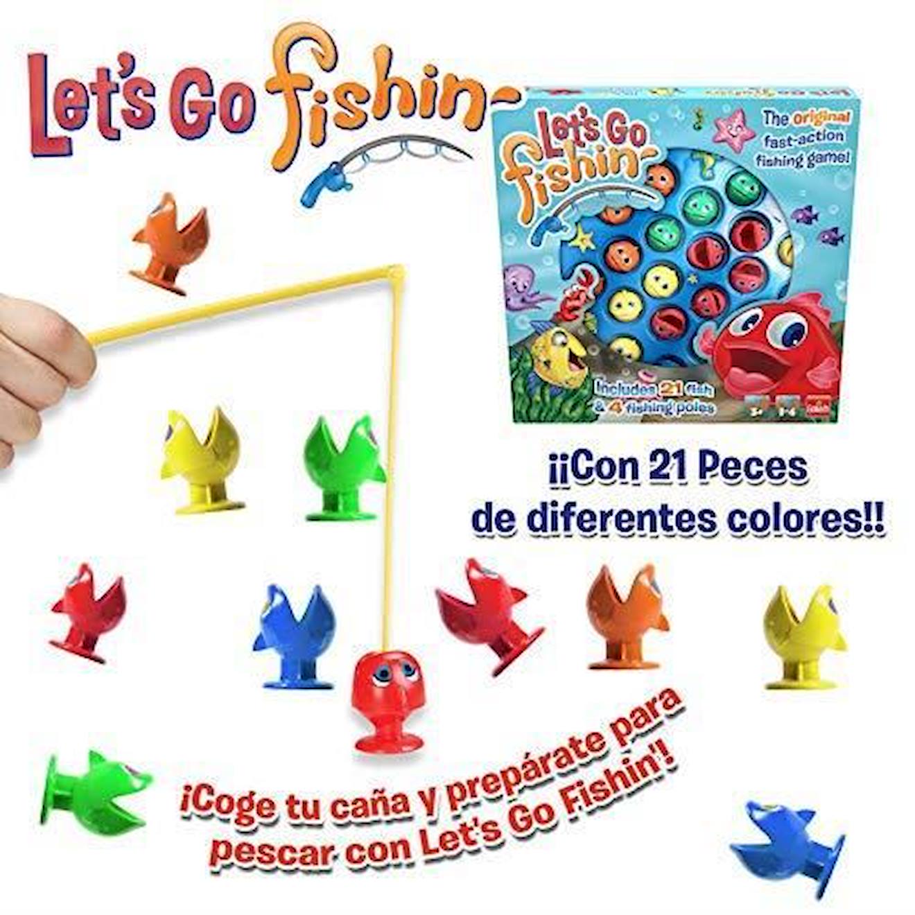 Goliath 30816 Let's Go Fishin' Original (ML) Multicolore Jeu de pêche pour Enfants 30816 bleu