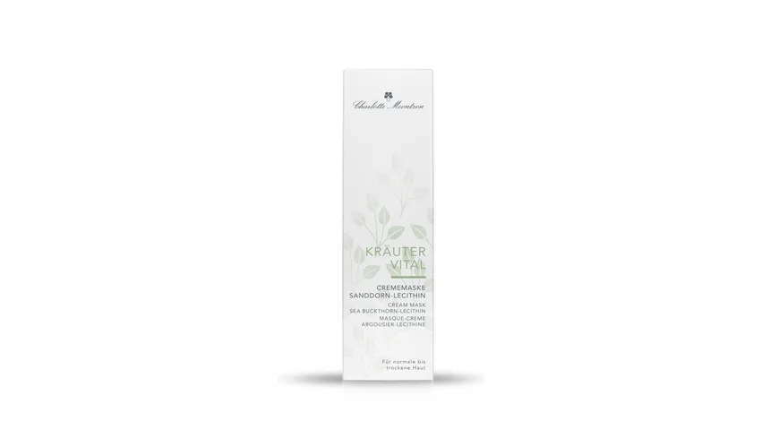 Charlotte Meentzen KRÄUTERVITAL Crememaske Sanddorn-Lecithin 30 ml