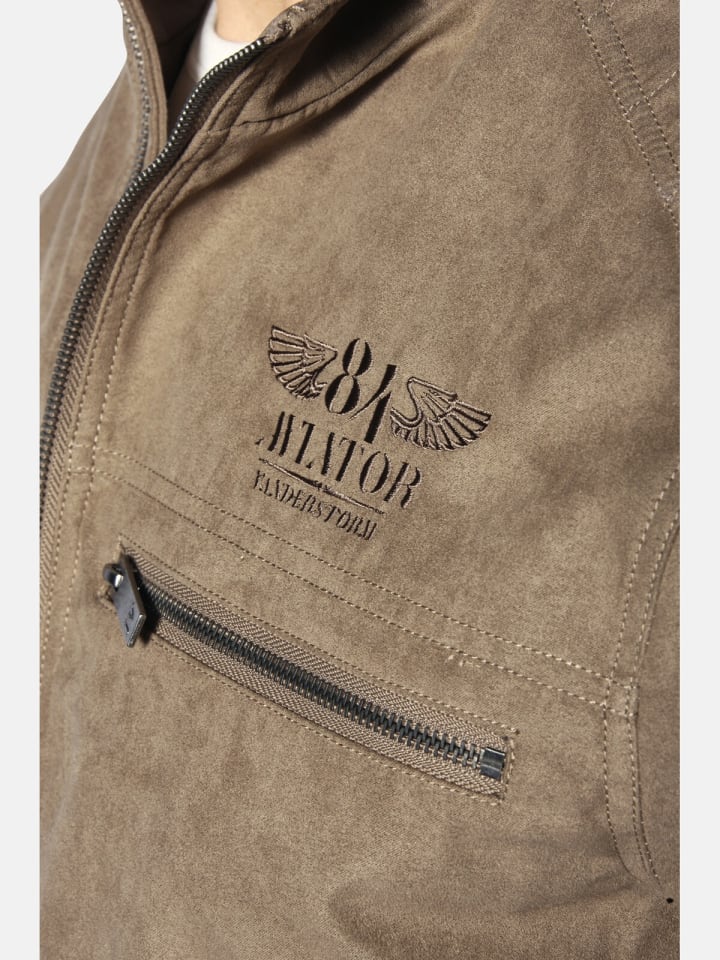 Jan Vanderstorm Kunstlederjacke TORMAR in braun günstig kaufen