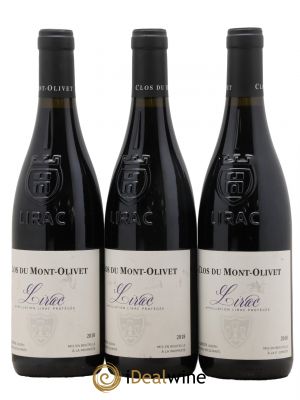 Lirac Clos du Mont-Olivet  2018 - Lot de 3 Bouteilles