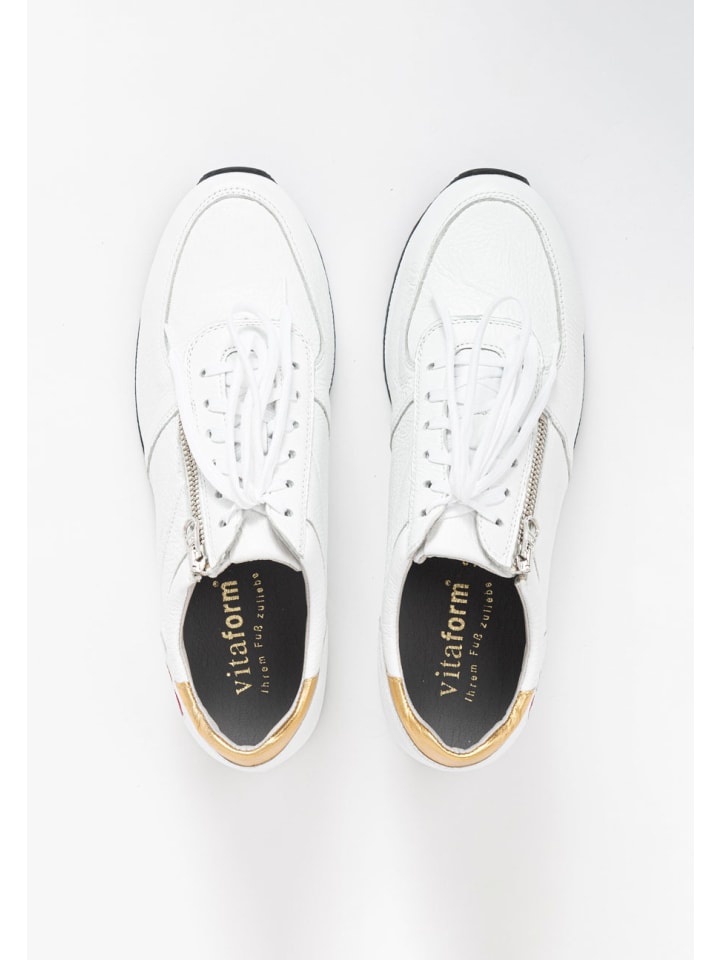 VITAFORM Hirschleder Sneaker in weiß günstig kaufen