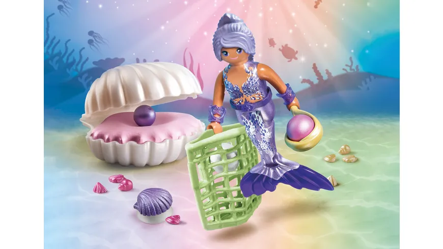 PLAYMOBIL 71502 - Princess Magic - Meerjungfrau mit Perlmuschel