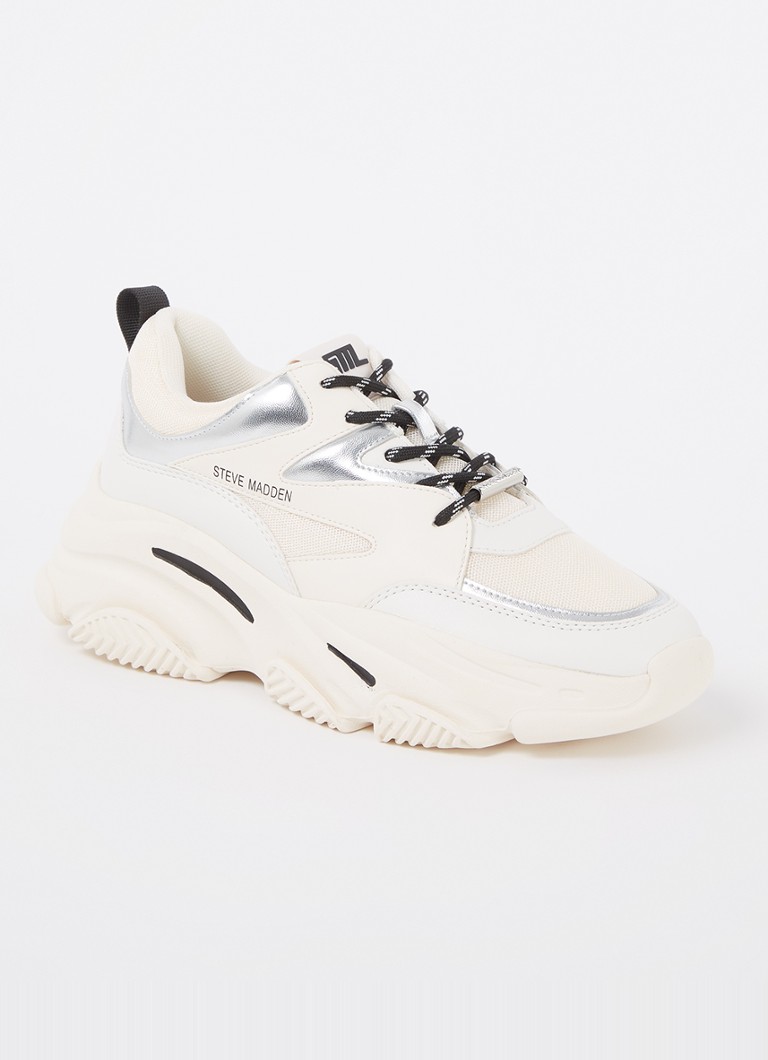 Teniși Steve Madden Progressive cu finisaj metalizat
