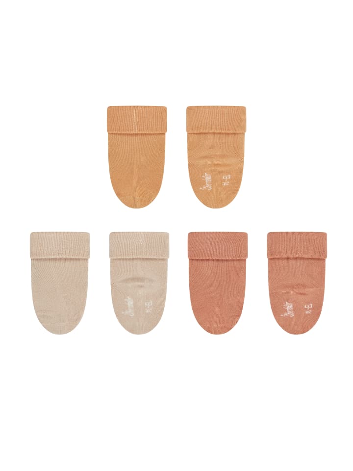 Sterntaler Baby Socken 3er-Pack uni in beige günstig kaufen