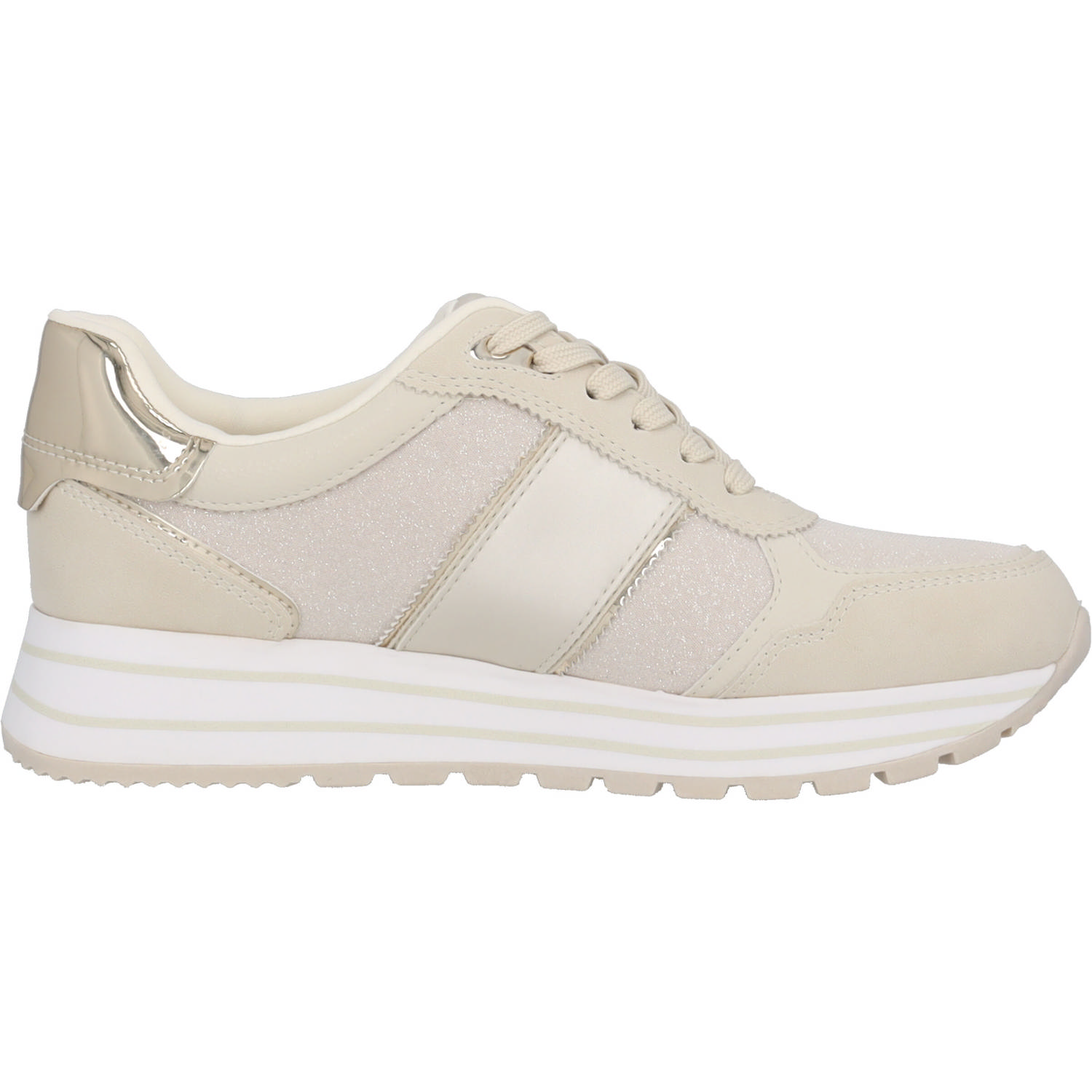 Tamaris 23727, Schnürschuhe, Damen, Beige