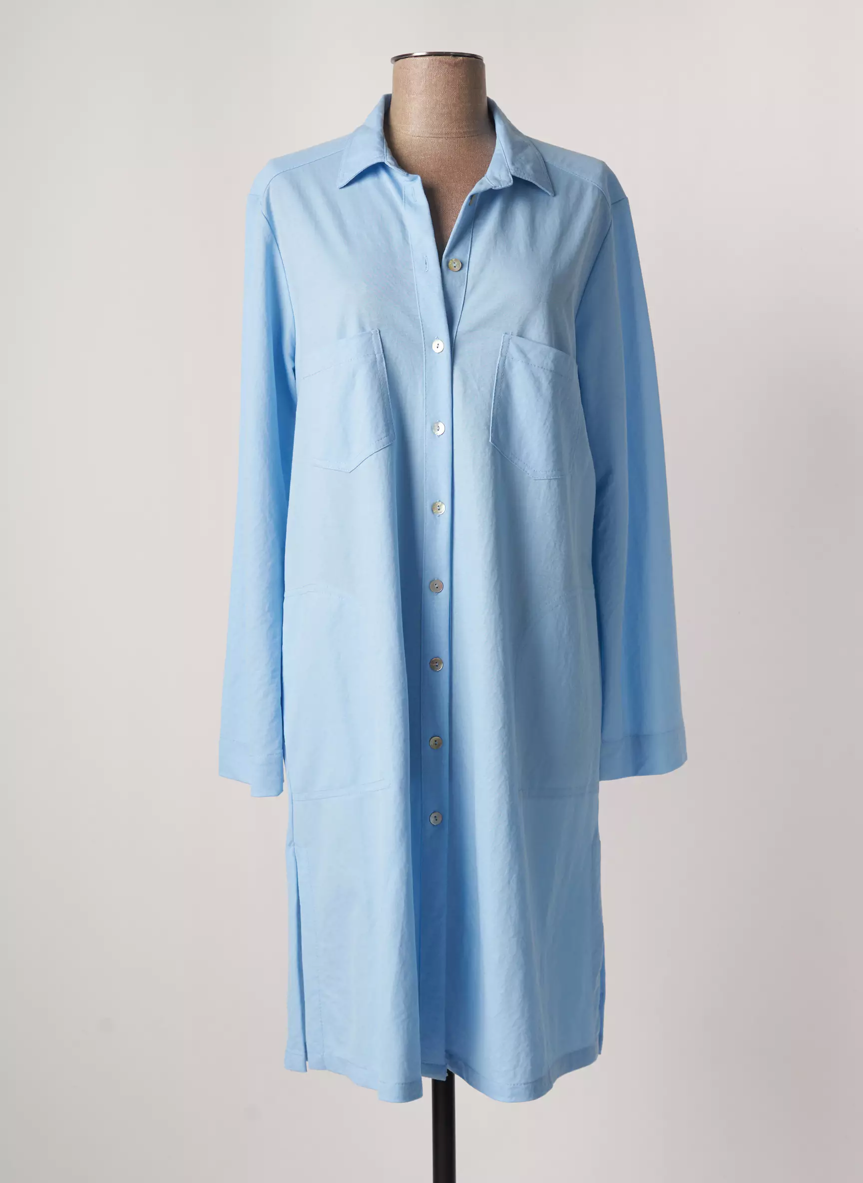 See The Moon Robes Mi Longues Femme couleur bleu