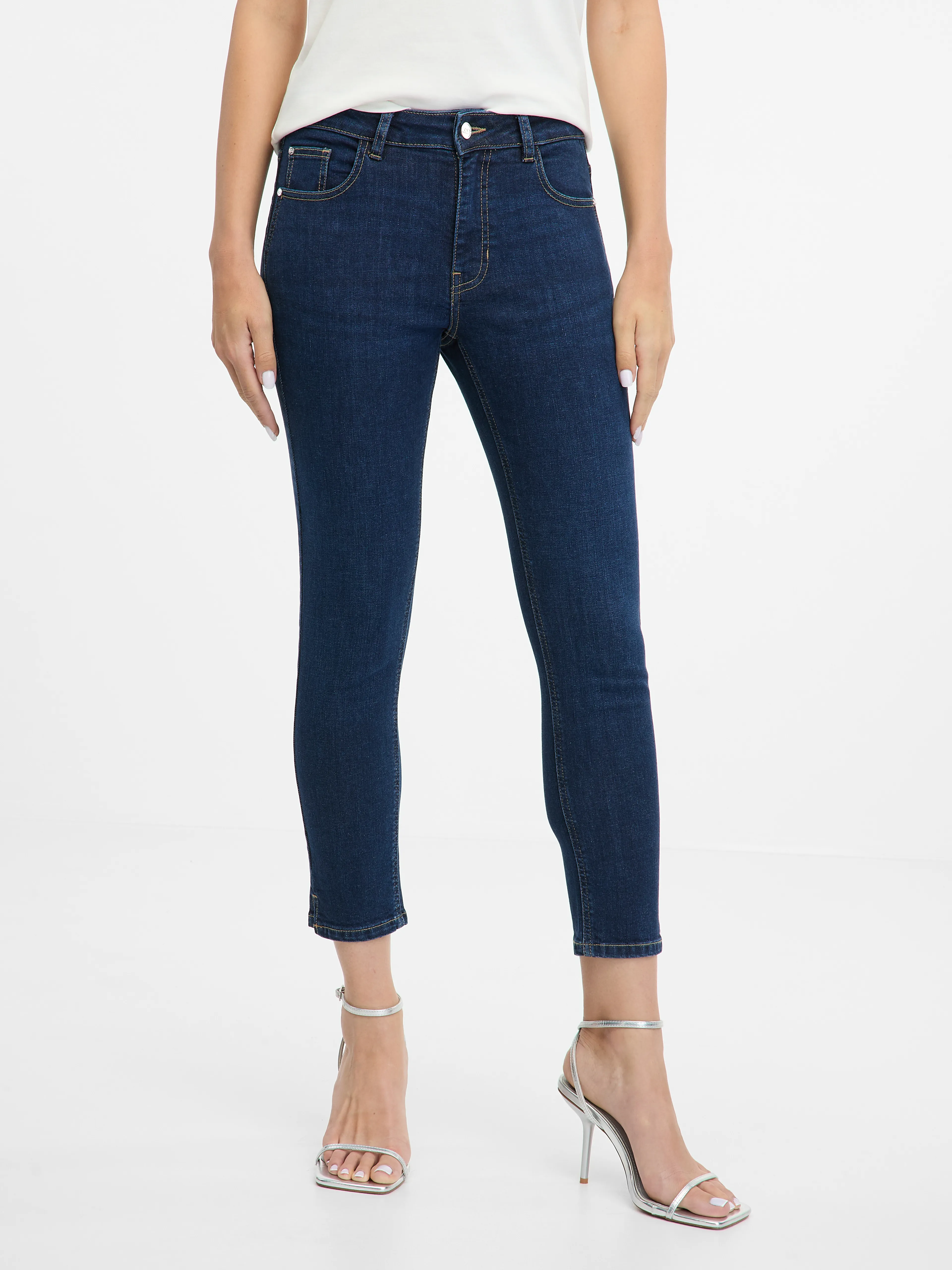 Blaue Damen Skinny Fit Jeans ORSAY