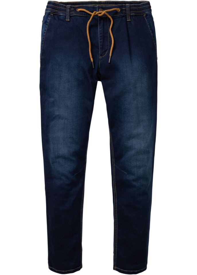 Regular Fit Sweat-Schlupfjeans, Tapered