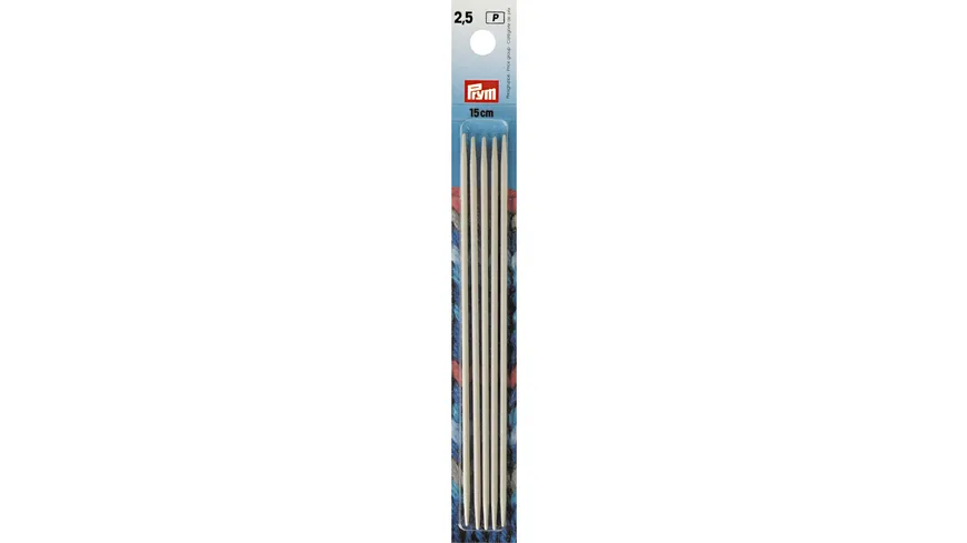 Prym Strumpfstricknadeln 15cm Stärke 2,5