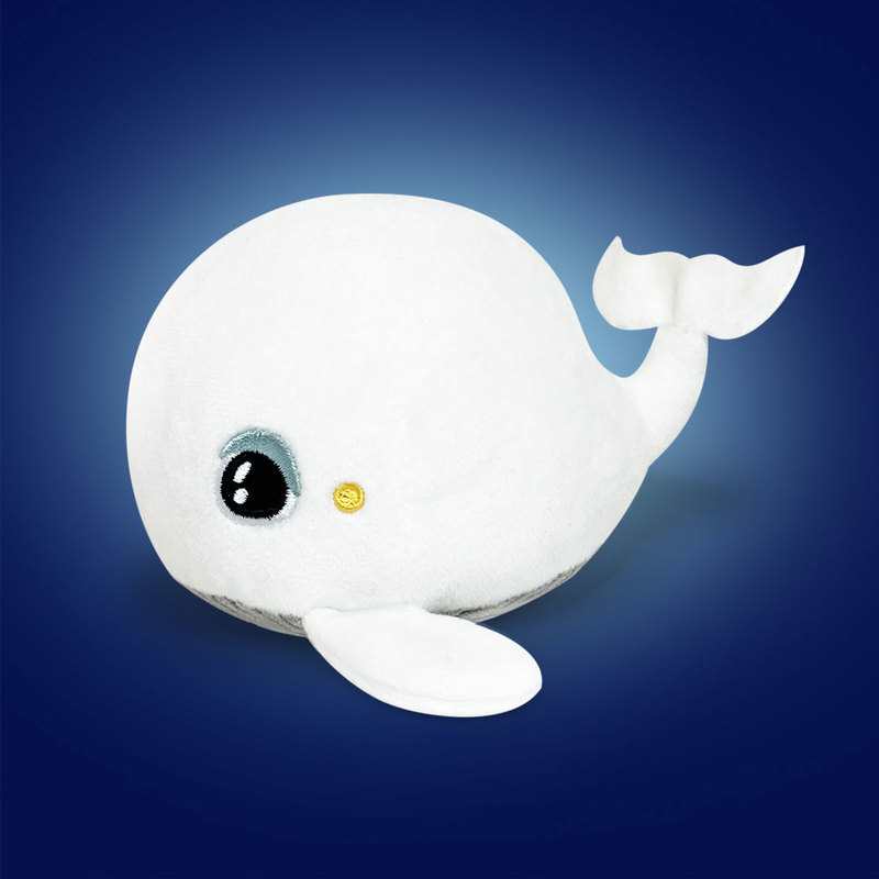 Petite veilleuse peluche Shakies baleine Pabobo