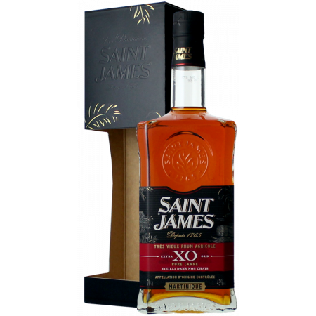 JAMES RHUM XO TRES VIEUX RHUM AGRICOLE - EN ETUI