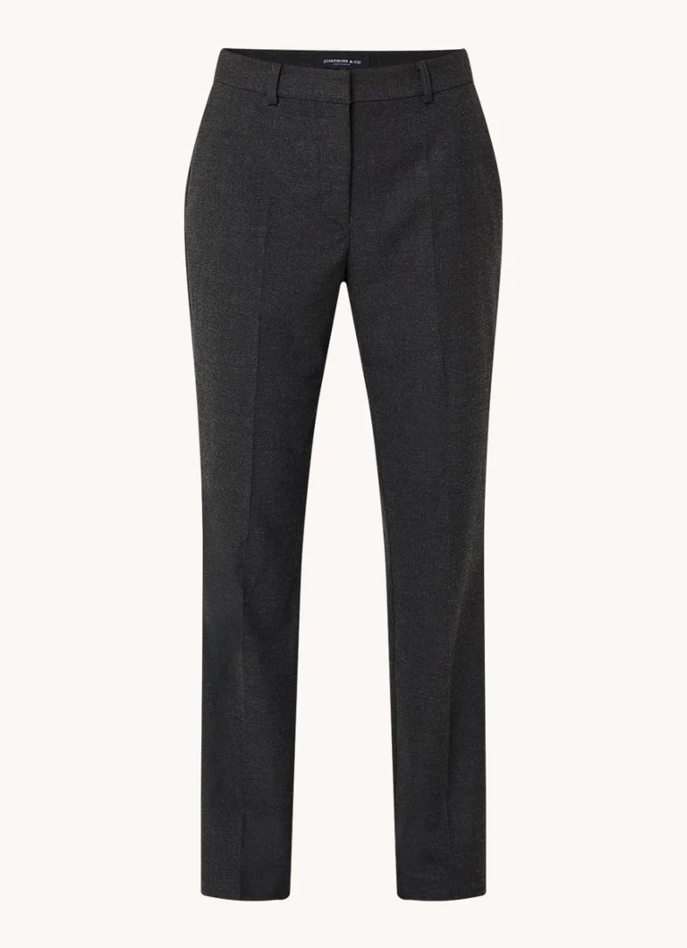 Kalhoty Josephine & Co Abraham s vysokým pasem a slim fit střihu s bočními kapsami