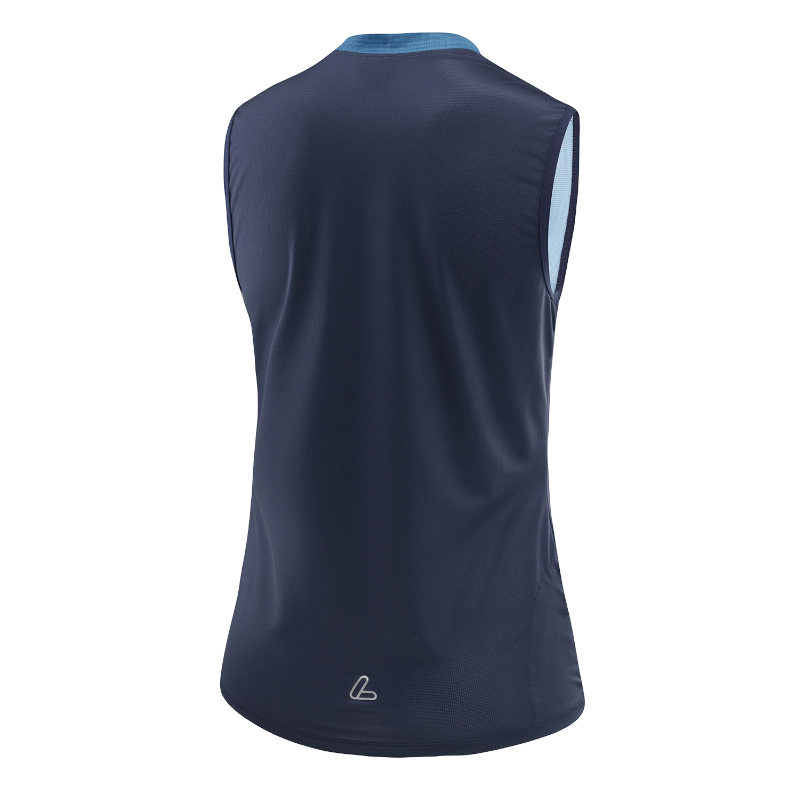 Löffler W Bike HZ Cielo blaues ärmelloses Radtrikot