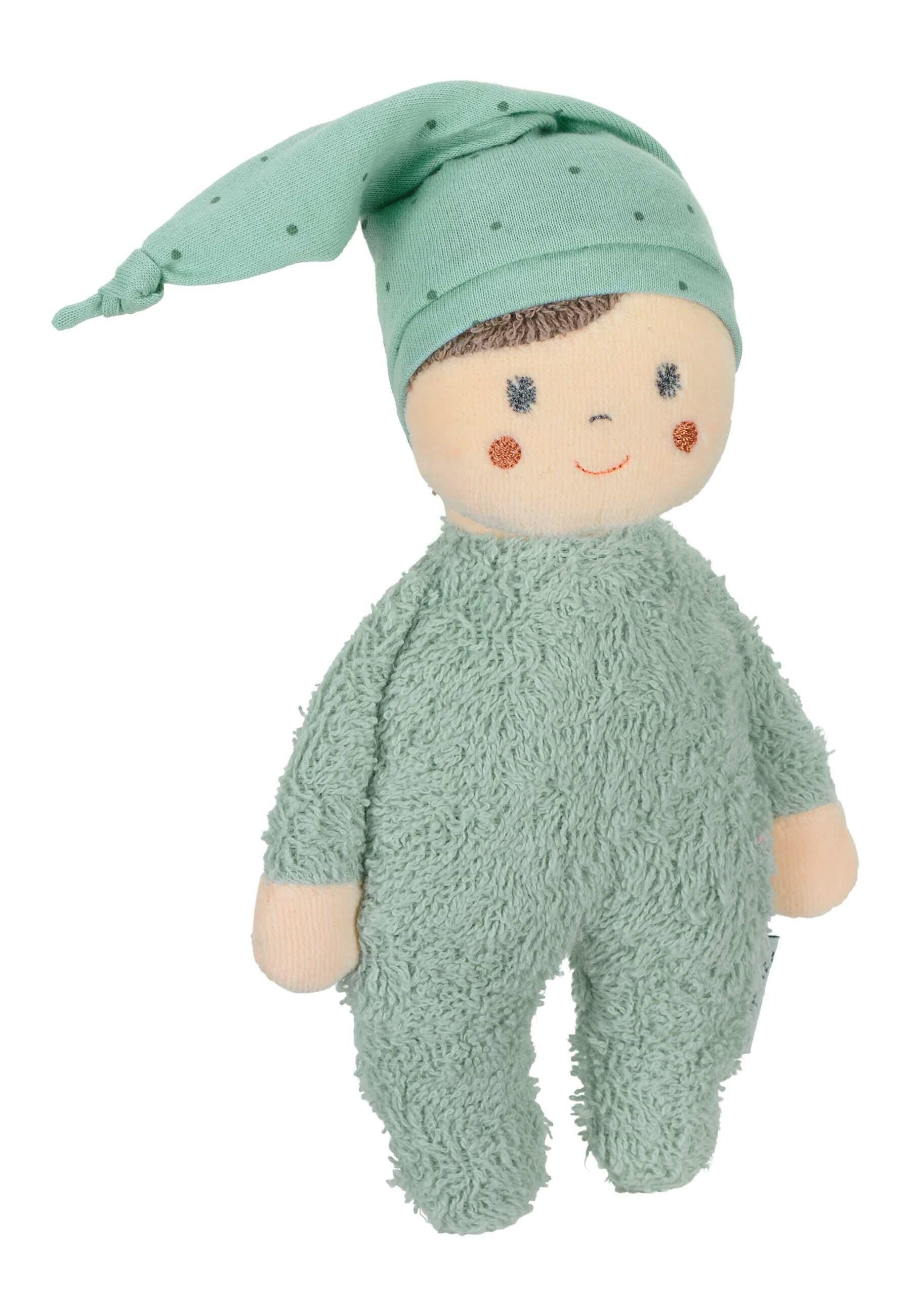 Spielpuppe Junge Maxi in Hellgrün, 22 cm