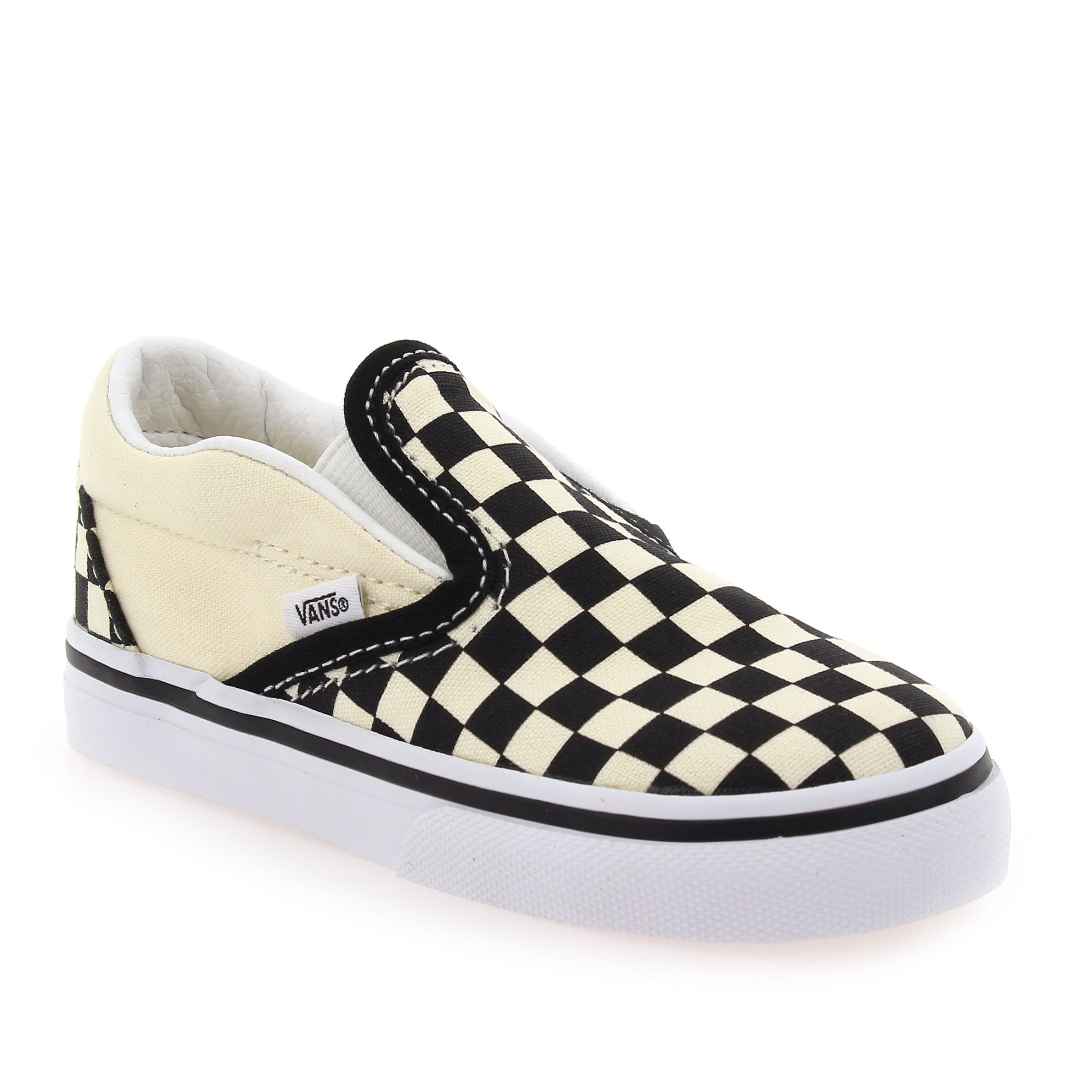 Vans  TD CLASSIC SLIP-ON - Blanc Noir